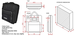 Deluxe Audio Mixer Bag Dimensions 